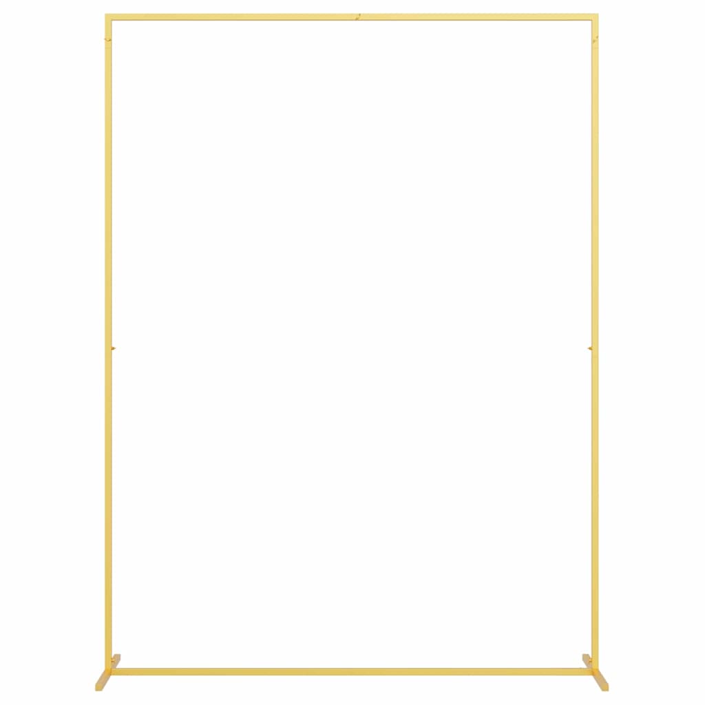 Vidaxx Hochzeitsbordüre Gold 150 x 49,5 x 200 cm Stahl