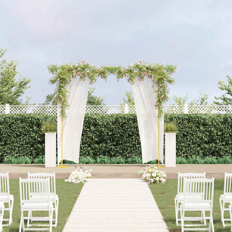 VidaXL Hochzeitskante Gold 338 x 35 x 300 cm Stahl