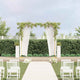 VidaXL Hochzeitskante Gold 338 x 35 x 300 cm Stahl