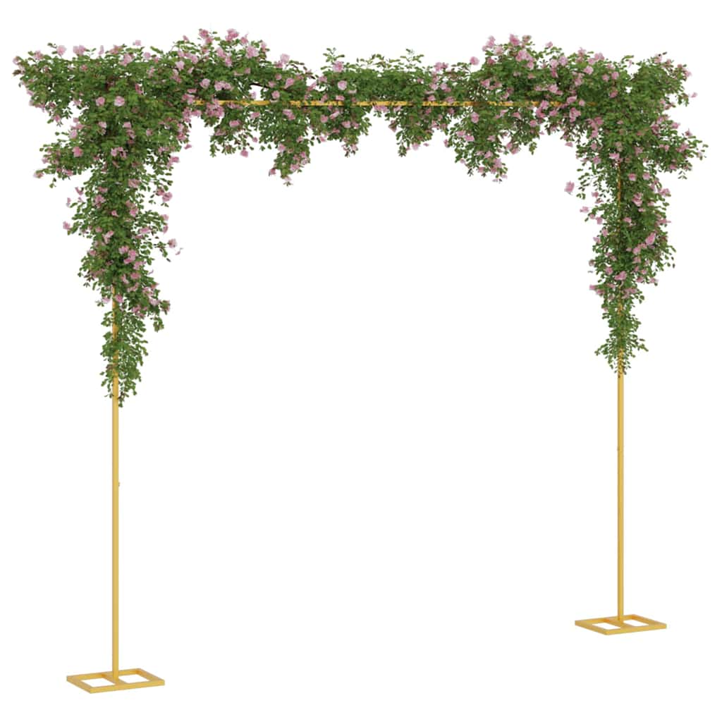 VidaXL Hochzeitskante Gold 338 x 35 x 300 cm Stahl