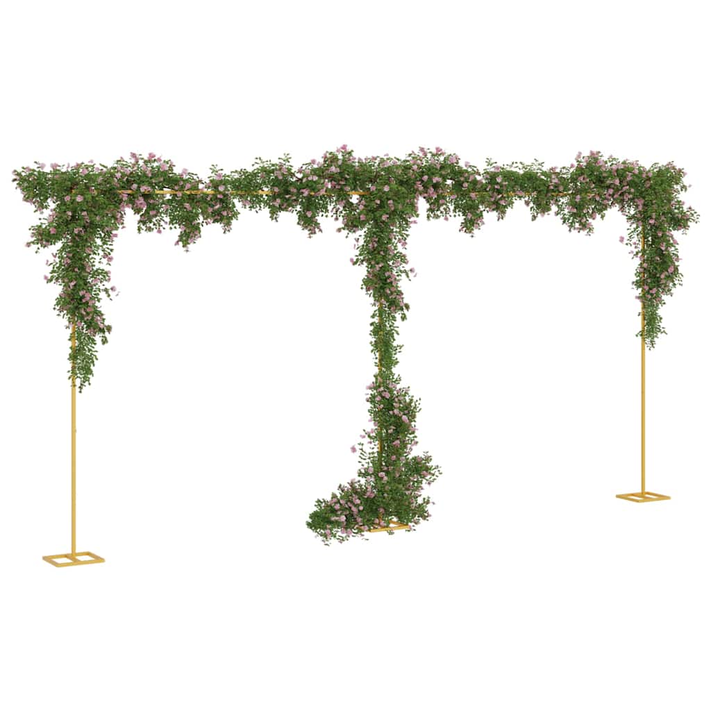 VidaXL Hochzeitskante Gold 657 x 35 x 300 cm Stahl