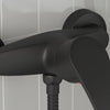 VidaXL Duscharmatur Schwarz G 1 2 Zoll