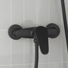 VidaXL Duscharmatur Schwarz G 1 2 Zoll