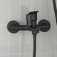 VidaXL Duscharmatur Schwarz G 1 2 Zoll