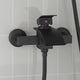 VidaXL Duscharmatur Schwarz G 1 2 Zoll