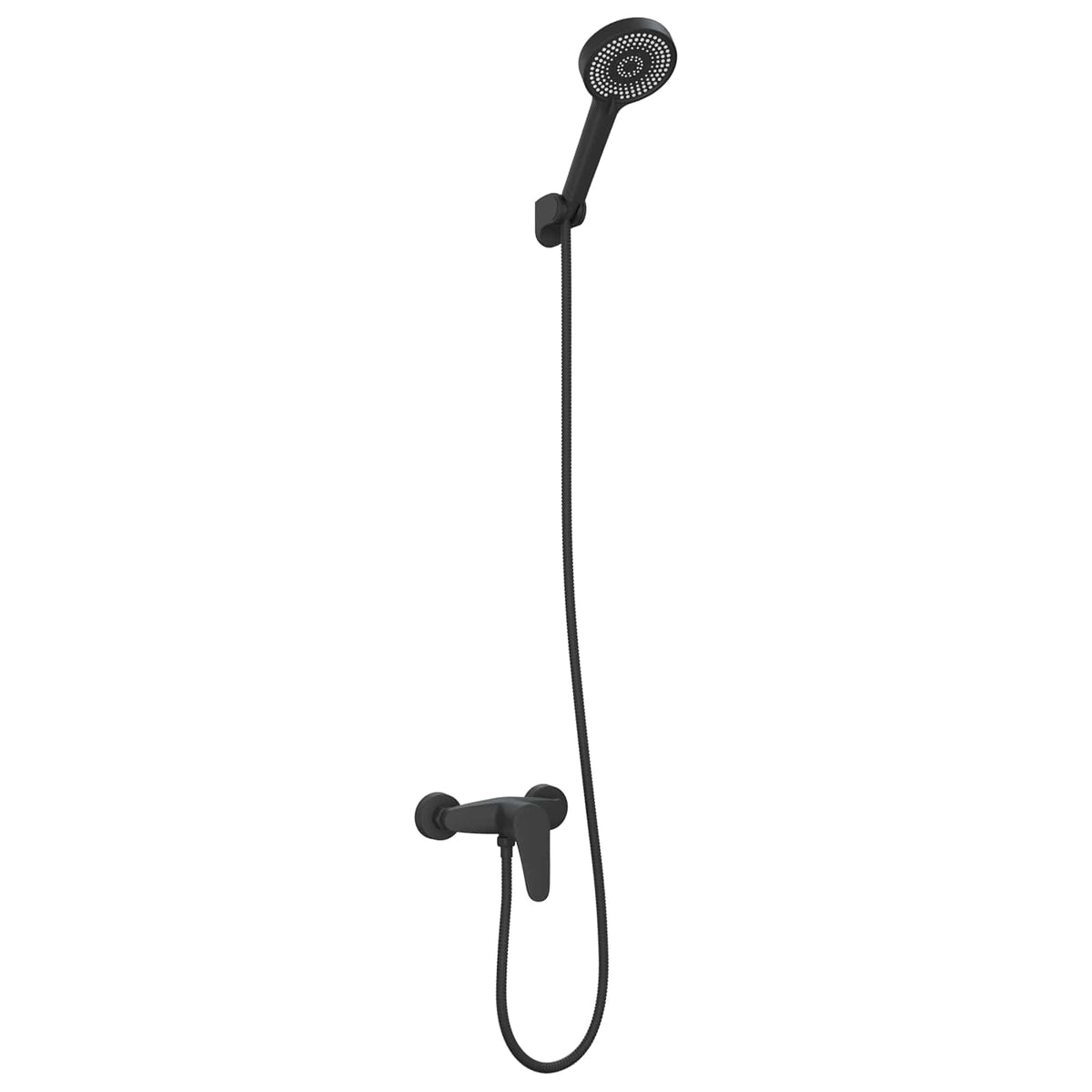 Vidaxx Duschset schwarz G 1 2 Zoll