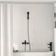 Vidaxx Duschset schwarz G 1 2 Zoll