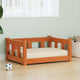 Vidaxxl Hundebett Waschbraun 65,5 x 50 x 28 cm massives Kiefernholz