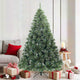 Vidaxl Künstlicher Weihnachtsbaum mit Federzweigen, schneebedecktes Grün 180 cm