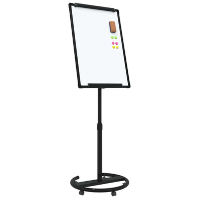 Vidaxx magnetisches Whiteboard schwarz und weiß 62 x 62,5 x 197 cm EPS