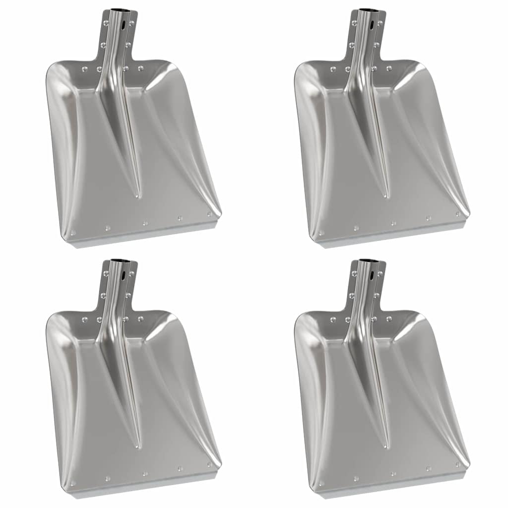 Vidaxx Schaufelkopf 4 Stück Silber 45 x 38 cm Aluminium