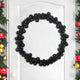 Vidaxx Weihnachtskugelgirlande Schwarz 186 cm Polystyrol