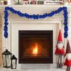 Vidaxx Weihnachtskugelgirlande Blau 186 cm Styropor