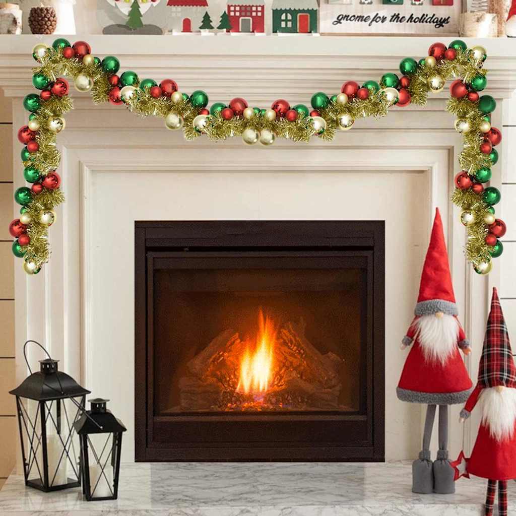 Vidaxx Weihnachtskugelgirlande mehrfarbig 186 cm Polystyrol