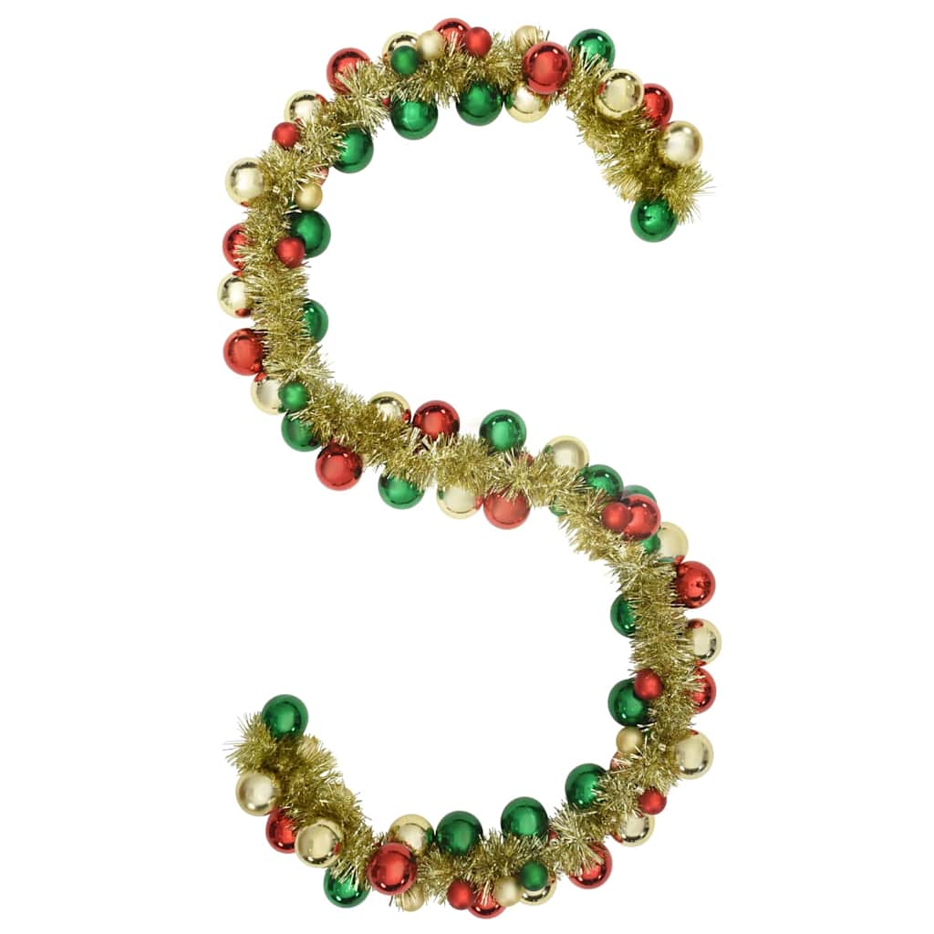 Vidaxx Weihnachtskugelgirlande mehrfarbig 186 cm Polystyrol