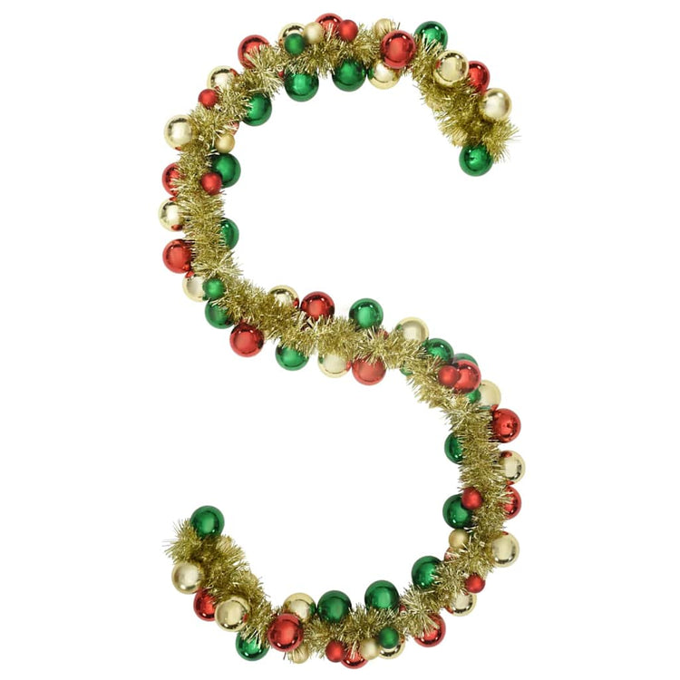 Vidaxx Weihnachtskugelgirlande mehrfarbig 186 cm Polystyrol