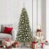 VidaXL Weihnachtskugel-Set mit 300 LEDs, 120 Stück, rosa Kunststoff