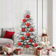 VidaXL Weihnachtskugel-Set XL 9-tlg. Roter Kunststoff