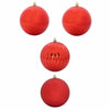 VidaXL Weihnachtskugel-Set XXL 4-tlg. Roter Kunststoff