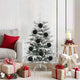 Vidaxl Weihnachtskugel-Set XL 15-teilig aus schwarzem Kunststoff