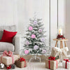 Vidaxl Weihnachtskugel-Set XL 15 Stück rosa Kunststoff