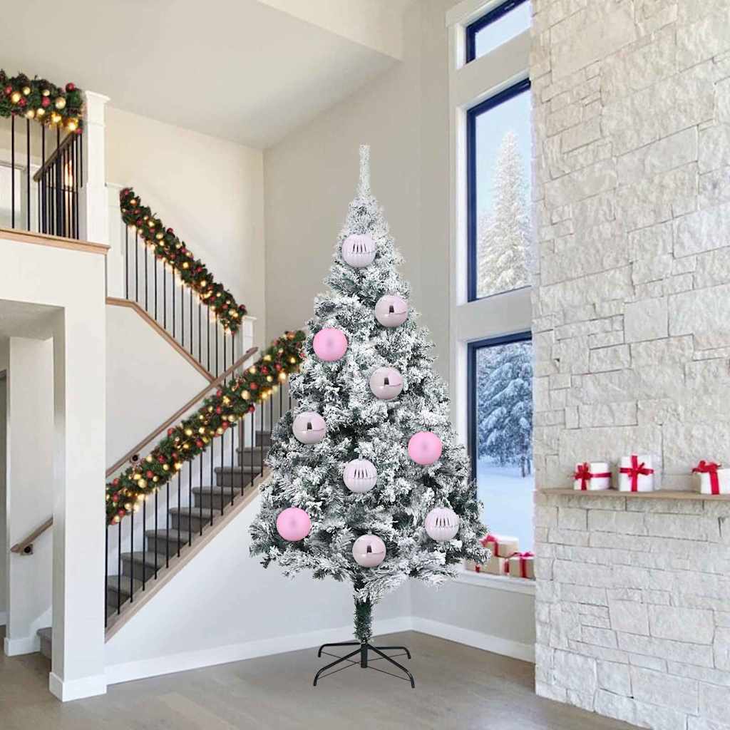 VidaXL Weihnachtskugel-Set xxl 3-tlg. rosa Kunststoff