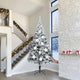 VidaXL Weihnachtskugel-Set XXL 4-tlg. Weißer Kunststoff