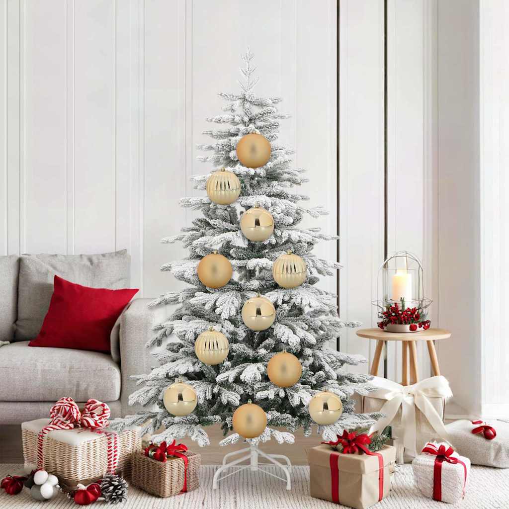 VidaXL Weihnachtskugel-Set XL 9-tlg. Gold Kunststoff