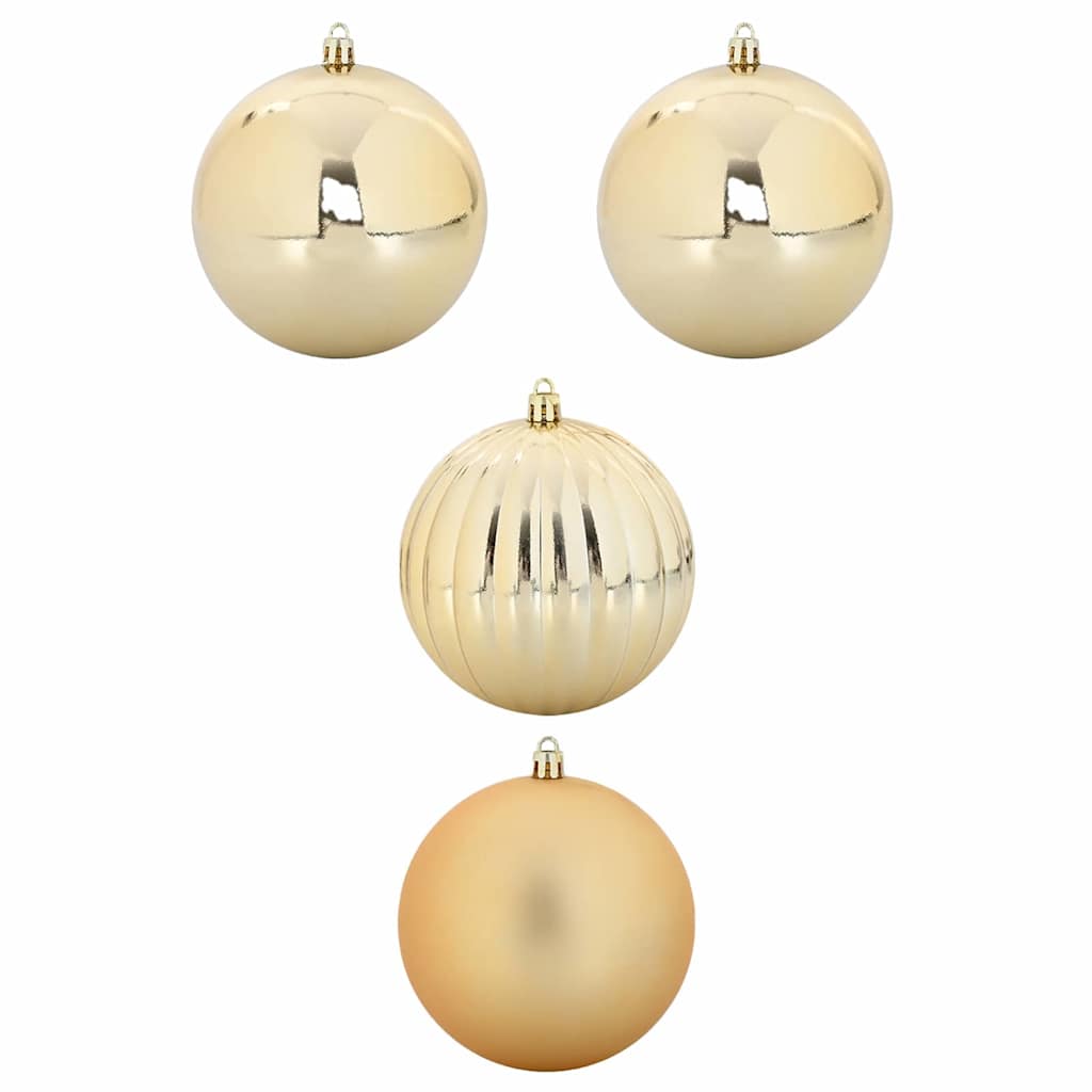 VidaXL Weihnachtskugel-Set XXL 4-tlg. Gold Kunststoff