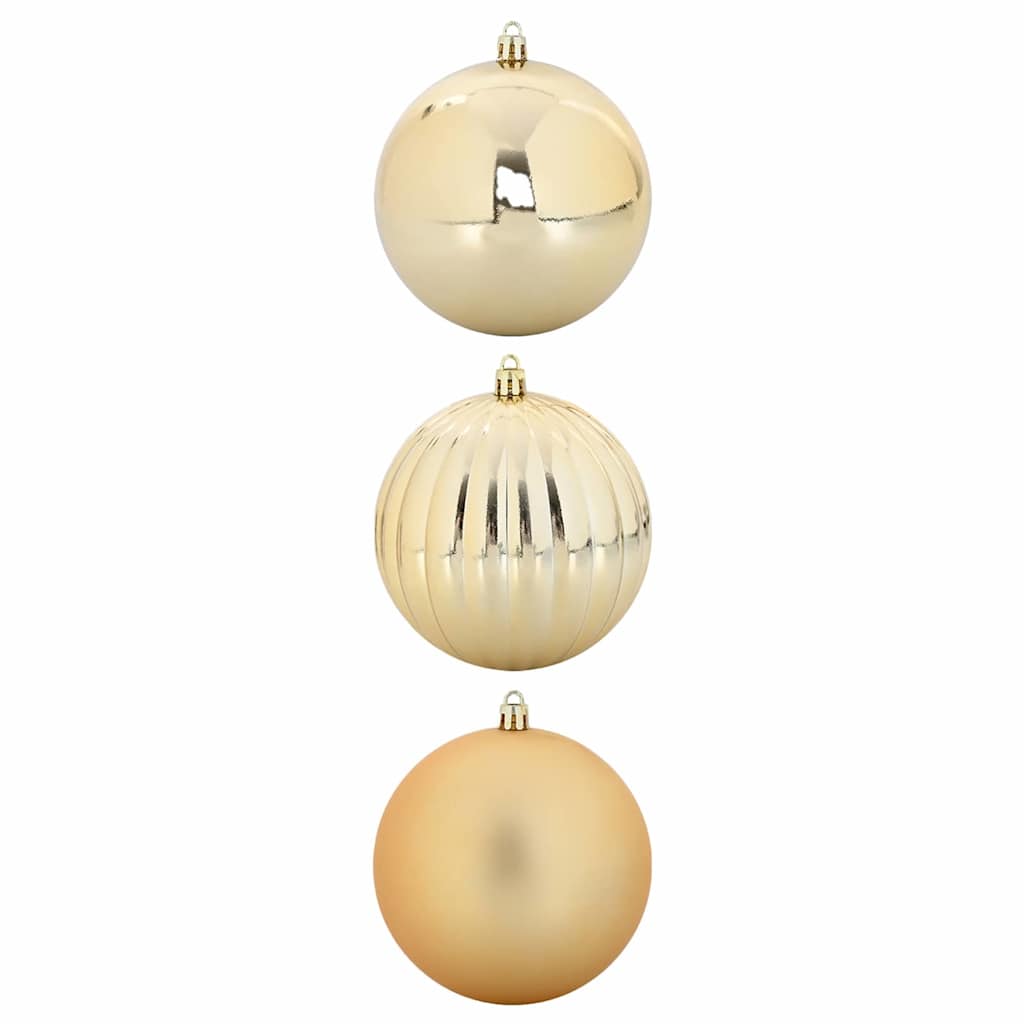 VidaXL Weihnachtskugel-Set XXL 3-tlg. Gold Kunststoff