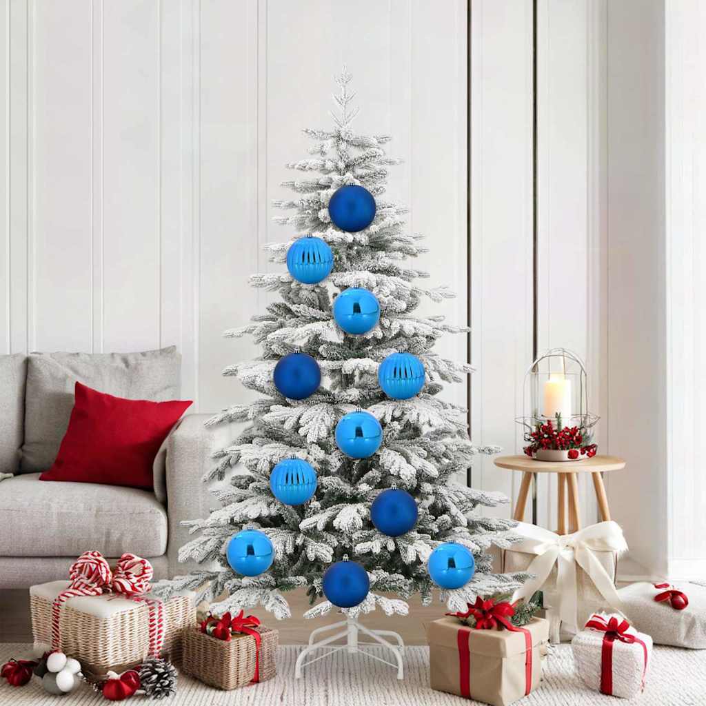 VidaXL Weihnachtskugel-Set XL 9-tlg. blauer Kunststoff