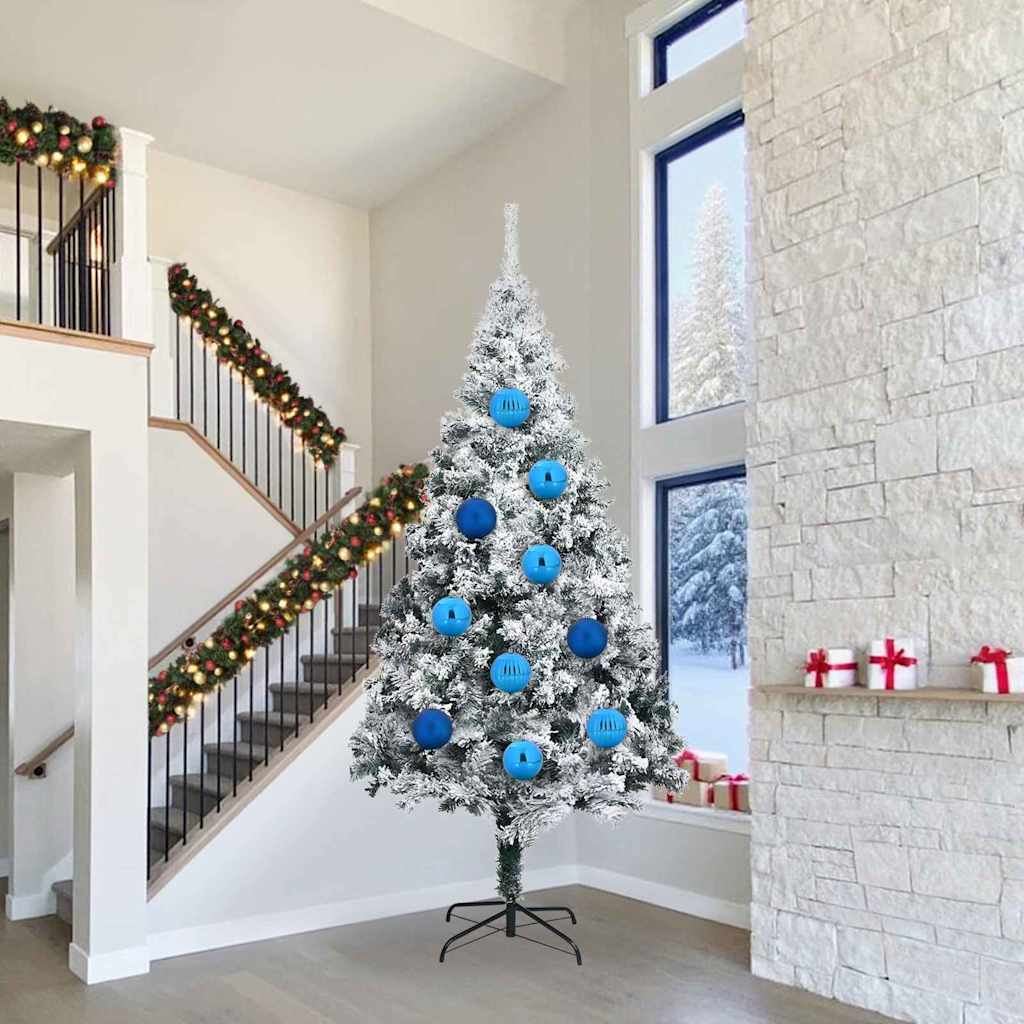 VidaXL Weihnachtskugel-Set XXL 4-tlg. blauer Kunststoff