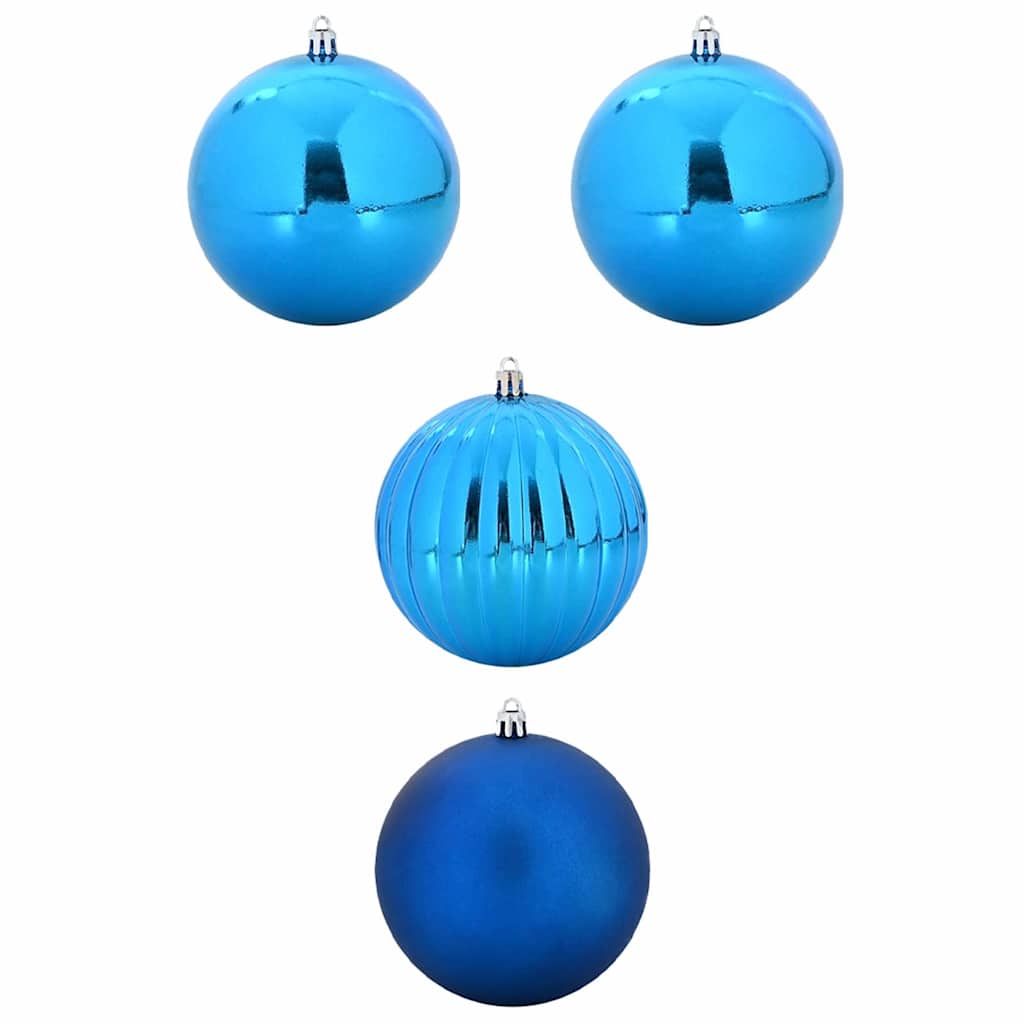VidaXL Weihnachtskugel-Set XXL 4-tlg. blauer Kunststoff