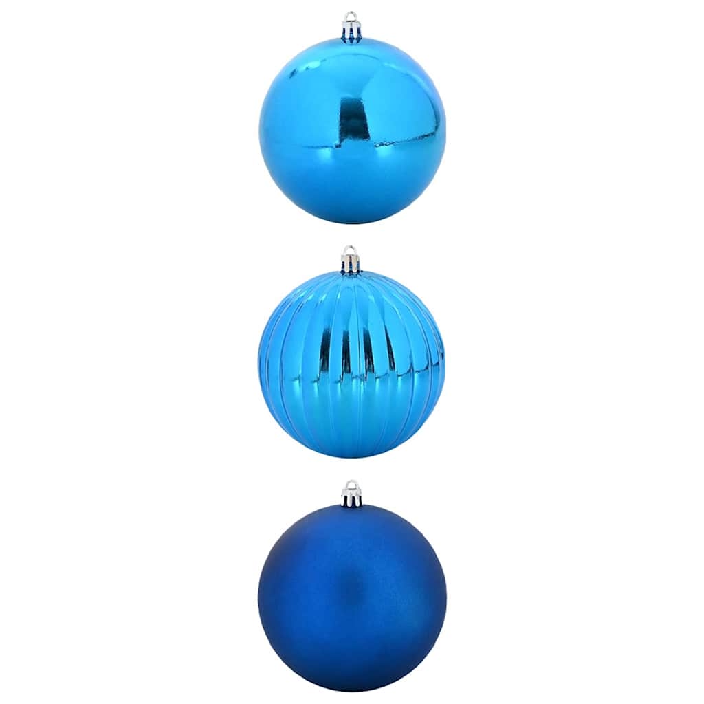 VidaXL Weihnachtskugel-Set XXL 3-tlg. blauer Kunststoff
