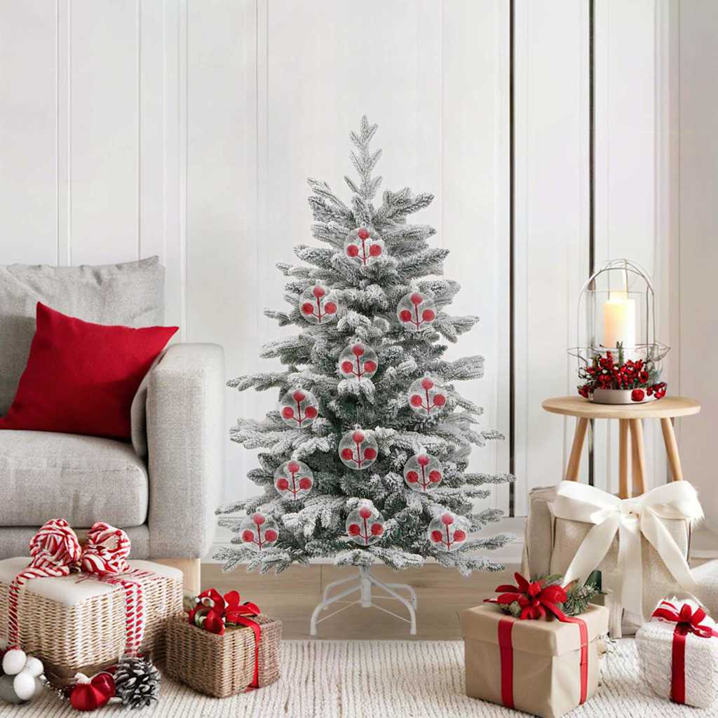 VidaXL Weihnachtskugel-Set 25-teilig transparent ø 10 cm