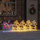 Vidaxx Weihnachtsdekoration mit 1224 LED mehrfarbig 69 x 79 cm PVC