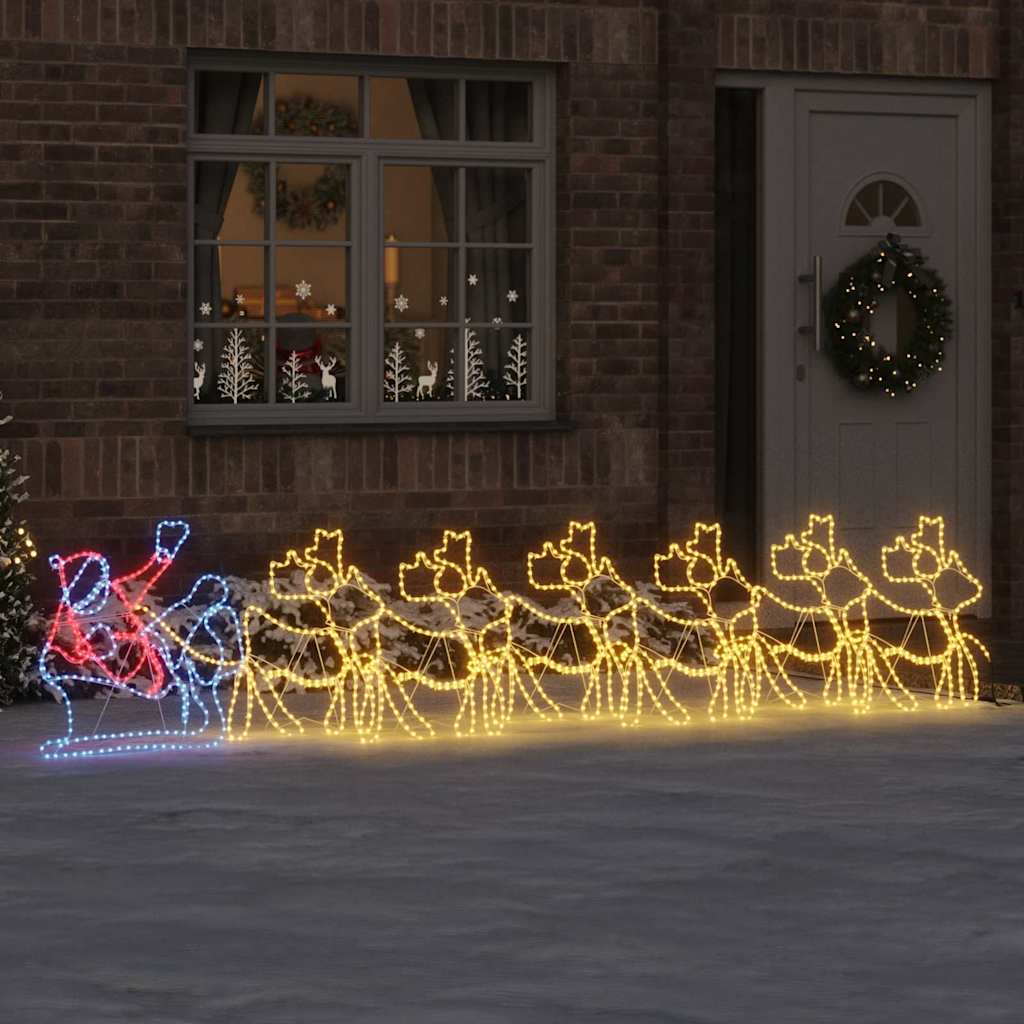 Vidaxx Weihnachtsdekoration mehrfarbig 69 x 79 cm PVC