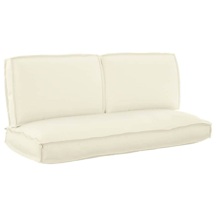 VidaXL Kissenset 3-tlg. cremefarbener Oxford-Stoff