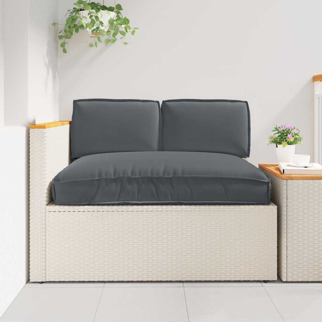 VidaXL Kissenset 3-tlg. anthrazitfarbener Oxford-Stoff