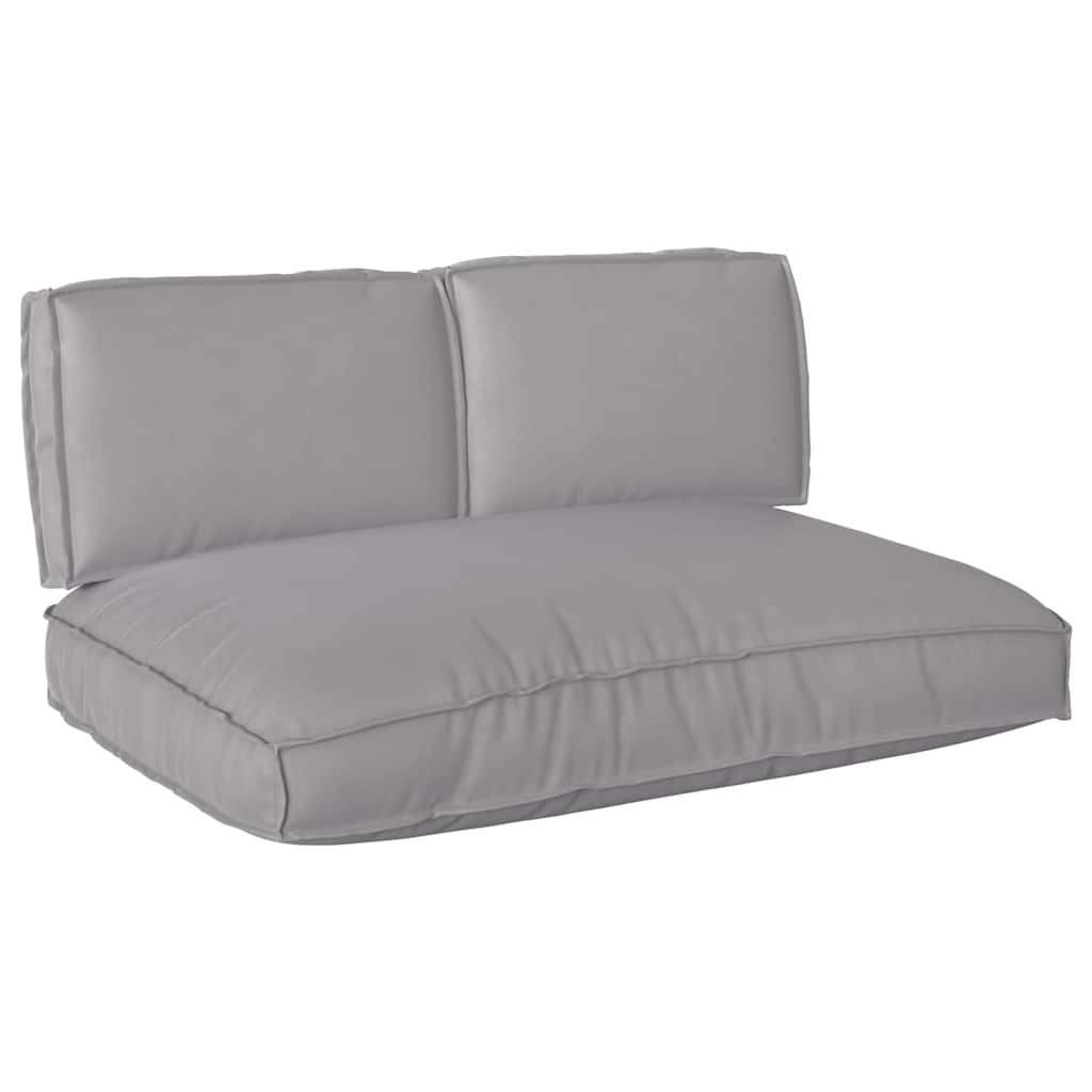 VidaXL Kissenset 3-tlg. grauer Oxford-Stoff