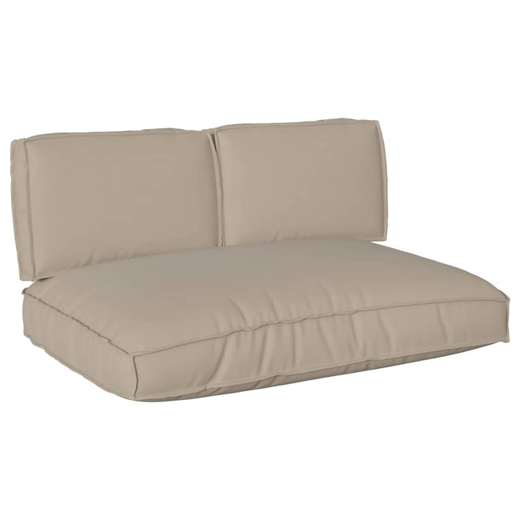VidaXL cushion set 3 pcs taupe oxford fabric