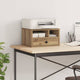 Vidaxxl Druckerständer Artisan Oak 40 x 32 x 24 cm Holzwerkstoff