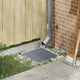 Vidaxxl Gitter Silber 40 x 40 x 2 cm feuerverzinkter Stahl