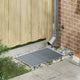 Vidaxxl Gitter Silber 60 x 40 x 2 cm feuerverzinkter Stahl