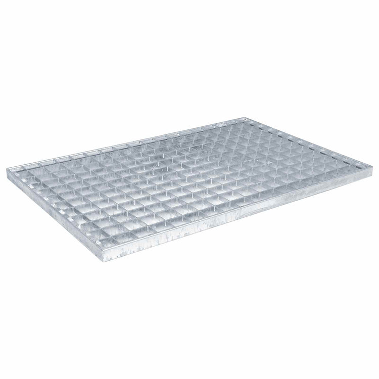 Vidaxxl Gitter Silber 60 x 40 x 2 cm feuerverzinkter Stahl