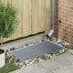 Vidaxxl Gitter Silber 80 x 40 x 2 cm feuerverzinkter Stahl