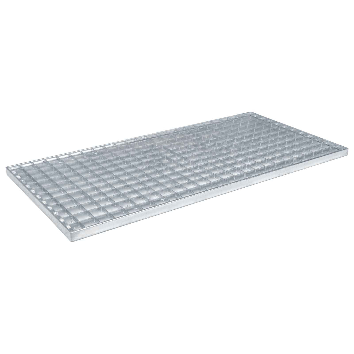 Vidaxxl Gitter Silber 80 x 40 x 2 cm feuerverzinkter Stahl