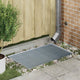 Vidaxxl Gitter Silber 80 x 50 x 2 cm feuerverzinkter Stahl