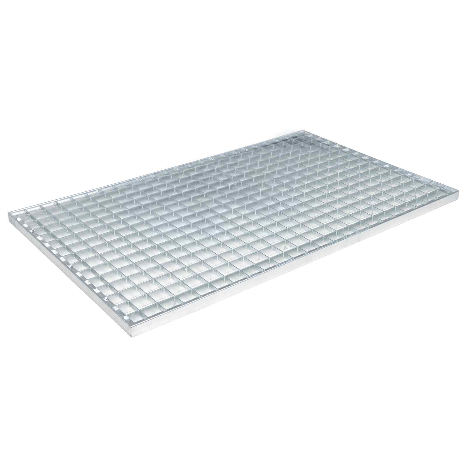 Vidaxxl Gitter Silber 80 x 50 x 2 cm feuerverzinkter Stahl