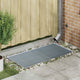 Vidaxl Gitter Silber 100 x 50 x 2 cm feuerverzinkter Stahl